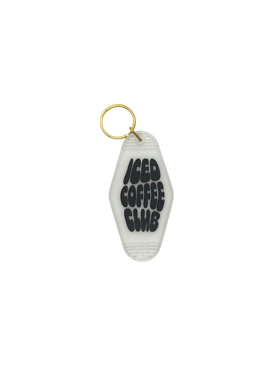 Iced Coffee Club Keychain