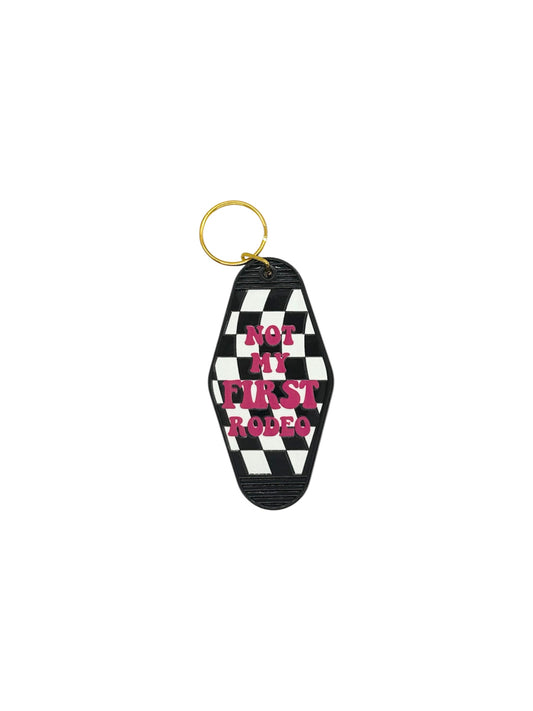 Not My First Rodeo Keychain