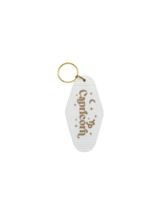 Capricorn Keychain